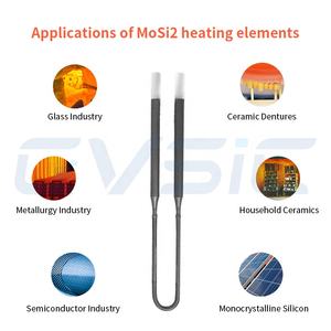 Sáng Tạo tùy chỉnh U loại mosi2 yếu tố làm nóng 1900c mosi2 nóng cho lò - Product Image 5