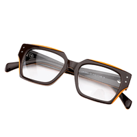 Classique femmes acétate épais cadre médical lunettes gris Transparent encre vert tendance à la mode accessoire