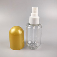 Flacon pulvérisateur en plastique PET PCR en forme de capsule, 100 ml, 160 ml, 80 ml, vide, pour cosmétiques, soins de la peau, emballage pour soins personnels