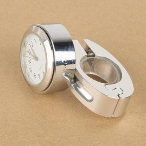 TCMT XF111714-W universel 7/8 "à 1" <span class=keywords><strong>moto</strong></span> Chrome Cruiser <span class=keywords><strong>guidon</strong></span> barre montage horloge <span class=keywords><strong>montre</strong></span> - Product Image 3