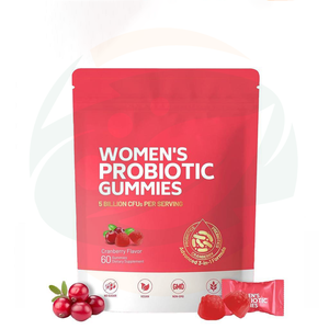 Usine de gros chinoise spécialisée dans les herbes : Gommes probiotiques pour femmes, supplément <span class=keywords><strong>alimentaire</strong></span> à croquer, marque privée OEM - Product Image 1