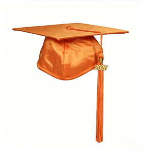 Chapeau <span class=keywords><strong>de</strong></span> graduation personnalisé OEM brillant avec pompon, 100 % polyester, unisexe, diverses couleurs, chapeau académique carré pour lycée - Product Image 5