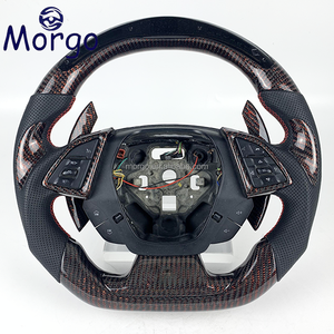 Volant en fibre de carbone personnalisé pour volante <span class=keywords><strong>Chevrolet</strong></span> <span class=keywords><strong>Camaro</strong></span> SS <span class=keywords><strong>Convertible</strong></span> <span class=keywords><strong>Zl1</strong></span> 2016 2017 2018 2019 <span class=keywords><strong>2020</strong></span> 2021 2022 - Product Image 1