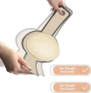 แผ่นรองอบขนมปังซิลิโคนสำหรับหม้ออบดัตช์ 2 ชิ้น ไม่ติดกระทะ ทำความสะอาดง่าย ใช้ซ้ำได้ พร้อมหูจับยาว - Product Image 3