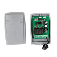 Télécommande universelle de garage 433 MHz, interrupteur 2 canaux 12-24 V CC, récepteur de télécommande à code d'apprentissage roulant