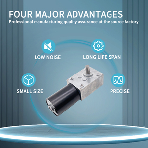 Động cơ không chổi than tốc độ thấp mô-men xoắn cao TWG4058-TEC3650 36mm với hộp số bánh vít 40*58mm, động cơ bánh vít DC 12V 24V - Product Image 2
