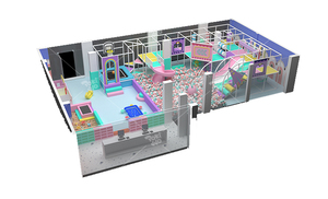 Parque Infantil de Interior Pokiddo Estilo Personalizado con Temática de Macarons y Equipo de Juego Suave <span class=keywords><strong>para</strong></span> Niños - Product Image 3