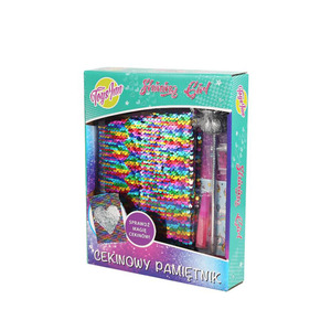 <strong>Cute</strong> A5 Rainbow Color Kids Gift Plush Notebook With <strong>Pen</strong> Set - Product Image 5