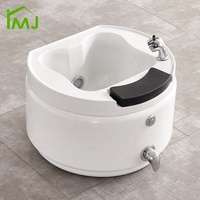 Baignoire Pédicure Multifonctionnelle Portable pour Salon de Manucure avec Plomberie
