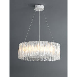 Nueva Lámpara de Araña Plisada de Diseño Creativo, Iluminación Moderna Minimalista de Lujo para Sala de Estar, Dormitorio, Sala de Exposiciones, 3000K E26 - Product Image 6