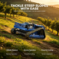 Tondeuse à gazon intelligente avec moteur, machine multifonctionnelle, forte capacité de franchissement, facile à utiliser pour les exploitations agricoles, vergers et jardins