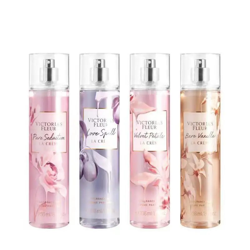 OEM Design-Perfume Victoria para mujer, aerosol de fragancia corporal de larga duración, 236ML, s-ecret