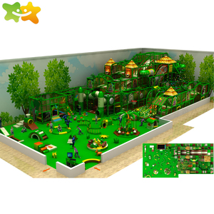 Équipement <span class=keywords><strong>de</strong></span> terrain <span class=keywords><strong>de</strong></span> jeu intérieur d'<span class=keywords><strong>occasion</strong></span> pour parc d'attractions Jungle Playground à vendre - Product Image 4