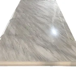 Feuille environnementale de marbre de PVC marmol UV plancha de PVC 1220*2440mm