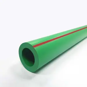 Heat resistant ppr pipe 20mm 25mm 32mm green plastic tubo manufacturing pipe