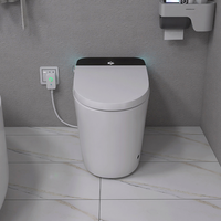 WC intelligent avec siège chauffant, design moderne, désodorisation automatique, WC intelligent à poser au sol pour chambre à coucher