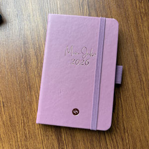 China Factory A5 Journal Logotipo personalizado Premium Reciclado PU Cuero 100 hojas Cuaderno encuadernado en espiral verde Signable - Product Image 2