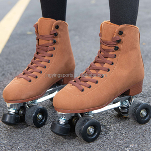 Vente en gros d'usine Patins à roulettes personnalisés Patins à roulettes quad Vente chaude Patins à roulettes à quatre roues à double rangée Chaussures de patins à roulettes - Product Image 5