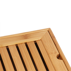 Mini Table à thé japonaise en bois de bambou, plateau de service à thé <span class=keywords><strong>Gong</strong></span> fu, vente en gros 1 pièce - Product Image 6