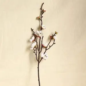 Pruim Kersenbloesems Kunstzijde Bloemen Sakura Boomtakken Home Tafel Woonkamer Decor Diy Bruiloft Decoratie