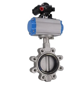 Válvula Neumática con Interruptor de Límite DN100, Control de Flujo de 90 Grados para Agua, Gas y Sistemas Industriales - Product Image 1