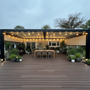 Pergola Retrattile in Alluminio Verniciato a Polvere di Alta Qualità, Facile da Montare, Sistema Completo <span class=keywords><strong>per</strong></span> Giardinaggio - Product Image 2