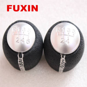 Pomo de palanca de cambios de cuero Fuxin de 5 y 6 velocidades manual para Alfa Romeo 159 Brera Spider 2005 2006 2007 2008 20 - Product Image 2