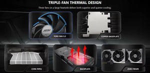 การ์ดจอ MSI RTX 5070 12G รุ่นใหม่ ปี 2026 แบบโอเวอร์คล็อก รองรับสัญญาณความถี่สูง ลดการดีเลย์ สำหรับเล่นเกมบนเดสก์ท็อป - Product Image 2