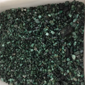 Piedra en bruto de cristal Esmeralda Natural, grava mineral preciosa Fengshui hecha a mano - Product Image 6