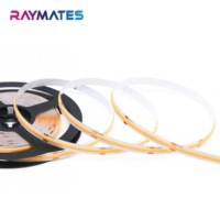 RAYMATES - Grand stock de bandes LED COB 1800K 2500K 2700K 3000K 4000K 6000K, bande LED COB flexible DC24V, CRI élevé 90
