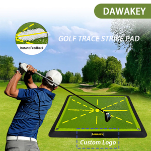 Alfombrilla de entrenamiento de golf para análisis del trayectoria del swing y postura correcta al golpear - Product Image 3