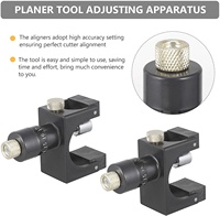2 Buah Adjustable Joiner Planer Pisau Setter Jig Magnetic Planer Pisau Pengaturan Jig Woodworking Alat