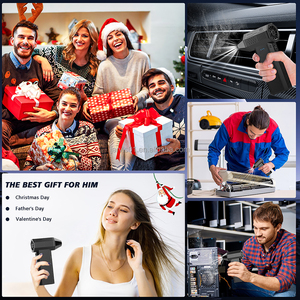 Quạt thổi khí cầm tay Turbojet SDFM MF100 MF50, máy thổi bụi mạnh mẽ AC-27 X301 MAX, quạt cầm tay & đeo được - Product Image 5