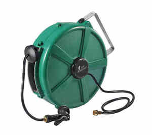 Carrete de <span class=keywords><strong>manguera</strong></span> de lavadora de alta presión de <span class=keywords><strong>15</strong></span> <span class=keywords><strong>metros</strong></span>, carrete de <span class=keywords><strong>manguera</strong></span> retráctil automático de malla de Pvc - Product Image 4