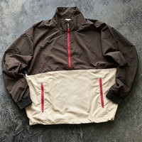 Blouson Bomber Rétro Personnalisé Léger et Imperméable en Spandex/Polyester avec Fermeture Éclair et Logo Frontal pour la Conduite Urbaine