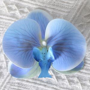 IA0070 Cabezas de Orquídeas <span class=keywords><strong>Dendrobium</strong></span> Artificiales Impresas en 3D, 9.5cm, Orquídeas Artificiales al por Mayor - Product Image 6