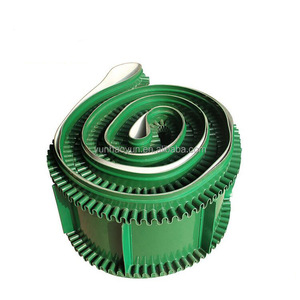 Sabuk konveyor Pvc sisi hijau dengan Cleat untuk industri kayu - Product Image 4