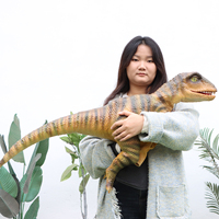 Aktif Robotik Kauçuk Gerçekçi El Dinozor Kuklası Bebek T-rex Animatronik Satılık