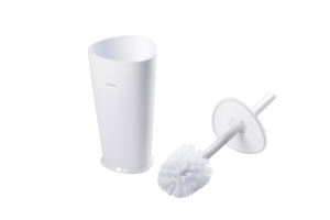 סגור לחלוטין אסלת מברשת ומחזיק פשוט צבע מברשת אסלה עם משודרג אורך מברשת ידית מתאים עמוק ניקוי - Product Image 2