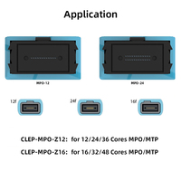 Stylo de nettoyage des extrémités de fibres optiques FTTH, stylo de nettoyage en un clic CLEP-MPO-Z pour connecteurs MPO/MTP 12/16 cœurs, plus de 500 nettoyages manuels