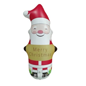 Santa Claus Inflable de 150 cm, Decoración Navideña para Exteriores, Material de PVC, Adorno para Jardín - Product Image 5