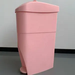 工厂OEM垃圾垃圾箱粉色塑料垃圾桶18L女性卫生卫生垃圾桶