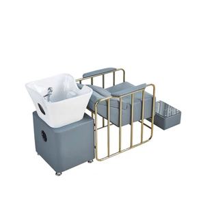 Sillón de Lavado de Cabello, Lavacabezas de Salón, Estación de Lavado con Masaje, Lavabo y Silla - Product Image 6