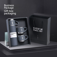 Botol Termos Kopi Gaya Bisnis Bahan Stainless Steel 304 Murah 2025 dengan Pegangan, Kapasitas 500ml, Isolasi Termal 6-12 Jam
