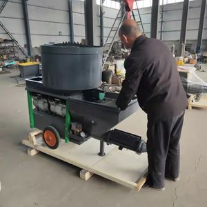 مضخة خرسانة صغيرة للجدران الجبسية للبيع، آلة رش الأسمنت والملاط للبناء - Product Image 3