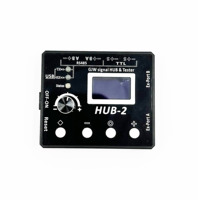 HUB-2 con Pantalla OLED, Amplio Rango de Voltaje, Depurador de Servomotores para Robots, Probador de Programación de Servomotores USB Tipo-C a RS485 TTL PWM