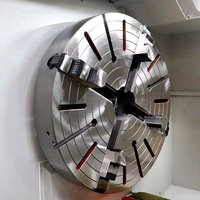 Centre de tournage horizontal à double broche CK6163, commande FANUC, moyenne capacité, haute rigidité, lit plat, automatique, prix compétitif