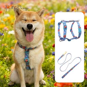 Pas de traction h Type personnalisé Agitation étanche Bio Pvc chien harnais laisse ensemble mignon Service robuste personnalisé chien harnais - Product Image 3