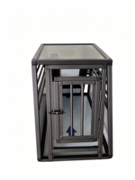Cage de transport portable en aluminium pour chien – Vente en gros usine – Caisse de transport pour chien de haute qualité – Boîte de transport respirante et durable