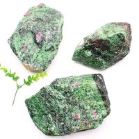 En gros Cristal Naturel Quartz Rubis Zoisite Épidote Spécimen-Pierre Précieuse Brute Pierre Brute